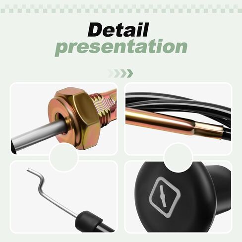Choke Cable Compatible with Husqvarna EZ 4824 BI EZ 5424 BI EZ 5221 KAA EZ 4217 KAA EZ 6124 KOA Lawn Mower Replace 539130209 539112439 in Saudi Arabia