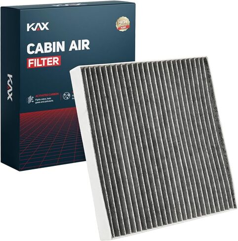 فلتر هواء كابينة KAX، بديل لـ GCF038 (CF12161)، سورينتو 2016 2017 2018 2019 2020، فلتر كابينة ممتاز مع فلتر كربون نشط، عبوة من قطعة واحدة in Saudi Arabia