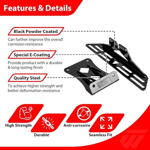 WeiSen UTV Hood Light Mount Bracket, Shock Tower Pod Light Mount Compatible with Yamaha YXZ All Models 2019-2025 in Saudi Arabia