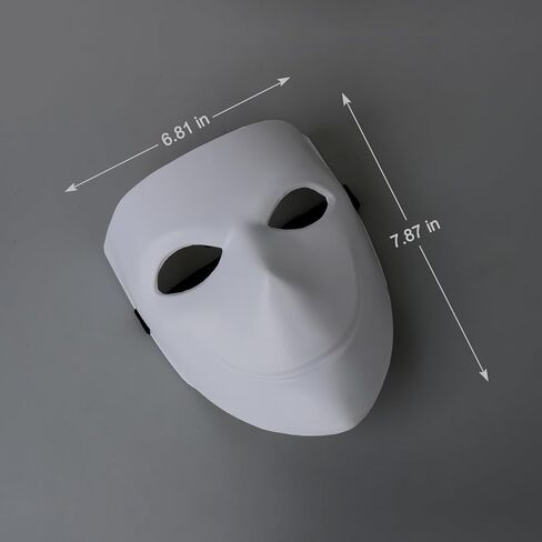 Bloody White Smiling Full Face Mask for Halloween, Scary PVC Horror Costume Painters Mask for Adults, Cosplay Party Prop in Saudi Arabia