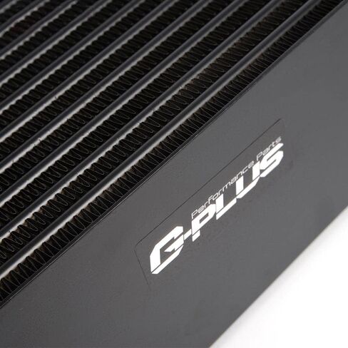 مجموعة مبرد داخلي G-PLUS جديدة الأداء مصنوعة من الألومنيوم للتركيب الأمامي متوافقة مع BMW Mini Cooper F54 F55 F56 F57 2014 Up Black 200001076 Black (غير مناسبة لإصدار JCW) in Saudi Arabia