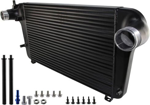 مبرد داخلي مثبت أمامي عالي الأداء متوافق مع 2020-2023 Ford Explorer ST فضي in Kuwait