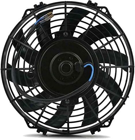 8 Pass 3/8" Aluminum Engine Transmission Oil Cooler Fan 6AN in-Line Hose End Fittings 180'F Thermostat Temperature Switch Wiring Kit in Saudi Arabia