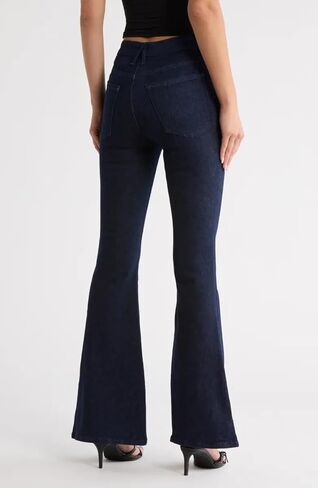 Good American Always Fits Good Flare Jeans in Indigo Size 6-12 in Saudi Arabia