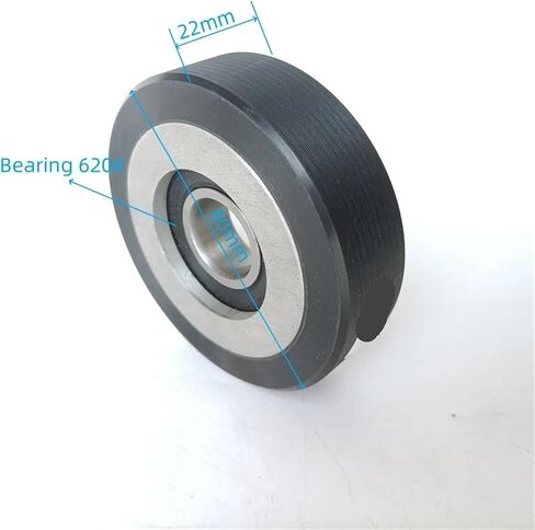 Escalator Step Roller Aluminum Core Wheel 80 * 22 * 6204 OD 80mm W 22mm Bearing 6204-2RS in Saudi Arabia