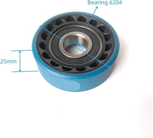 DSA3003965 Escalator Step Roller 70 * 25 * 6204 OD 70mm W 25mm Bearing 6204 in Saudi Arabia