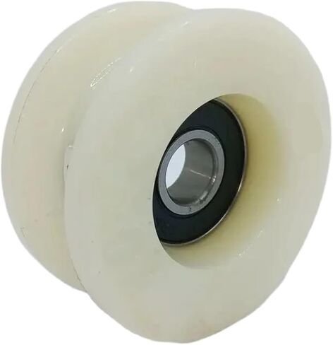 Escalator Roller White Anti Deviation Guide Nylon Wheel GAA456DH 60 * 27 * 6201 OD 59mm W 27mm Bearing 6201RS in Saudi Arabia