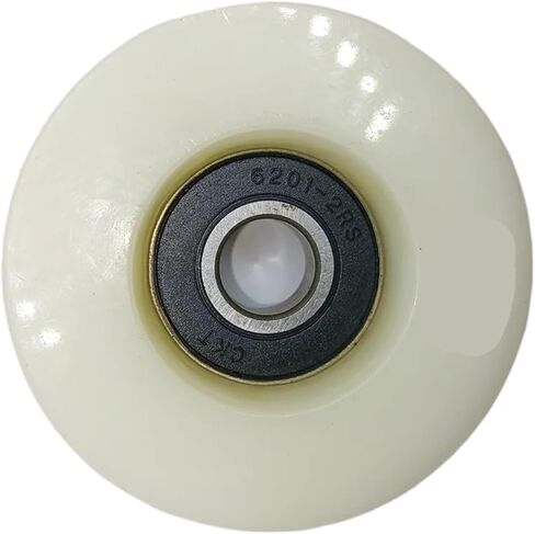Escalator Roller White Anti Deviation Guide Nylon Wheel GAA456DH 60 * 27 * 6201 OD 59mm W 27mm Bearing 6201RS in Saudi Arabia