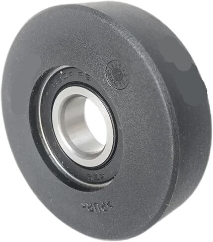 80 * 22 * 6204 Escalator Step Parts Black Wheel Roller OD 80mm W 22mm Bearing 6204 RS in Saudi Arabia