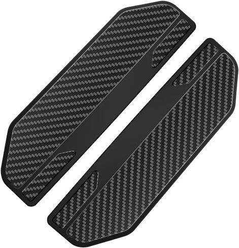 2PCS Universal Snap-On Side Mirror Rain Guards | Car Mirror Rain Visor Eyebrow Cover, Carbon Fiber Waterproof Protector for SUV, Truck, RV, Vehicle Accessories​​ in Saudi Arabia