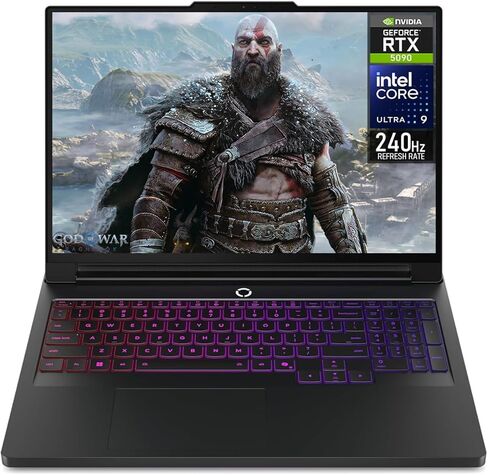 Lenovo Legion Pro 7i 16 بوصة WQXGA OLED Glossy 240 هرتز، كمبيوتر محمول للألعاب - أسود Eclipse، Intel Core Ultra 9 275HX 2.1 جيجا هرتز؛ NVIDIA GeForce RTX 5090 24GB GDDR7؛ 64 جيجابايت DDR5 RAM؛ 2X 1 تيرابايت NVMe SSD، Windows 11 Pro in Saudi Arabia