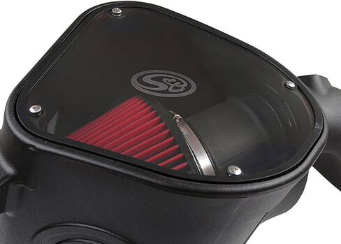 مرشحات S&B 75-5092 مدخل هواء بارد لسيارة دودج رام كومينز 2010-2012 6.7 لتر (قابل للتنظيف بالزيت، فلتر قطن 8 طبقات) in Kuwait