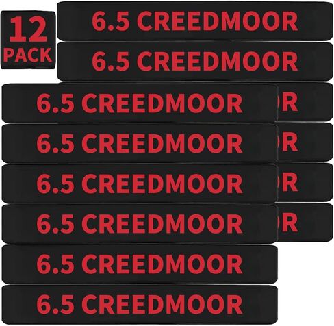 12 Pack Miaozhun 6.5 Creedmoor Magazine Marking Bands 6.5 Creedmoor Magazine Ammo Caliber Identification Bands (Army Green-White) in Saudi Arabia