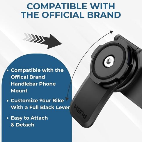 Compatible Quadlock Lever – Black Lever Replacement for Motorcycle Mount, Phone Mount & Bike Mount – Universal Adapter Compatible with Quadlock Supports in Saudi Arabia