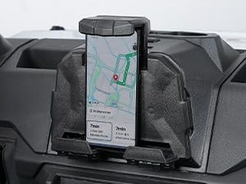 حامل الكمبيوتر اللوحي الخلفي الربيعي من KEMIMOTO متوافق مع Polaris Ranger 1000/ XP 1000/ Crew XP 1000 2018-2026، حامل الأجهزة الإلكترونية UTV للهاتف ونظام تحديد المواقع العالمي، ملحقات تخزين مثبتة على لوحة القيادة in Saudi Arabia