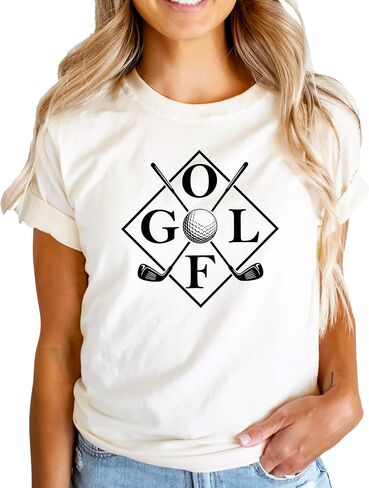 Olive Loves Apple Trendy Golf Sticks Shirt for Men and Women Sporty Golfer Tee for Adult in Saudi Arabia