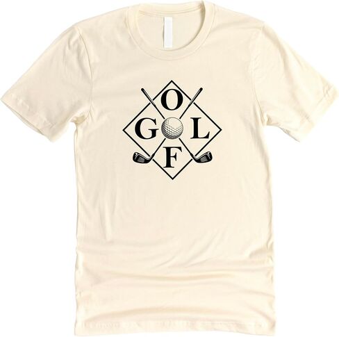 Olive Loves Apple Trendy Golf Sticks Shirt for Men and Women Sporty Golfer Tee for Adult in Saudi Arabia