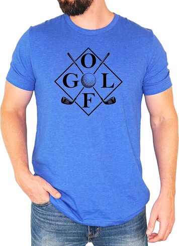 Olive Loves Apple Trendy Golf Sticks Shirt for Men and Women Sporty Golfer Tee for Adult in Saudi Arabia