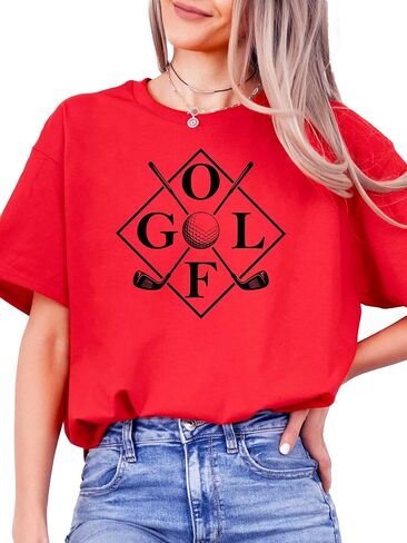 Olive Loves Apple Trendy Golf Sticks Shirt for Men and Women Sporty Golfer Tee for Adult in Saudi Arabia