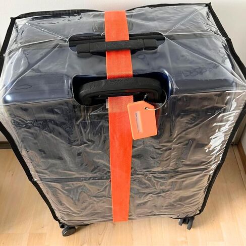 3 Pcs Luggage Protector Suitcase Cover, 20" 24" 28" Plastic Covers, TSA Approved Transparent Waterproof Suitcase Sleeve in Saudi Arabia