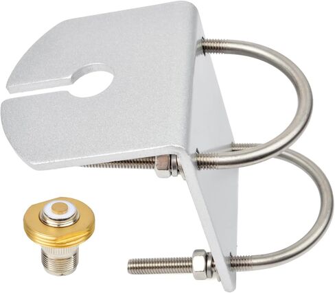 TWAYRDIO Roll Bar/Mirror Mounting Bracket, Antenna Mount with 16.4ft RG58 Coaxial Cable SO239 to PL259 for Ham VHF UHF Two Way Radio Antenna in Saudi Arabia