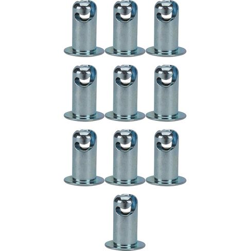 Speedway Motors Steel Oval Head Quarter Turn Panel Fasteners, .650 Inch Grip Length Zinc Plated Hardware for Body Panels, Hoods, Trunks and Access Panels, Pack of 10 in Saudi Arabia