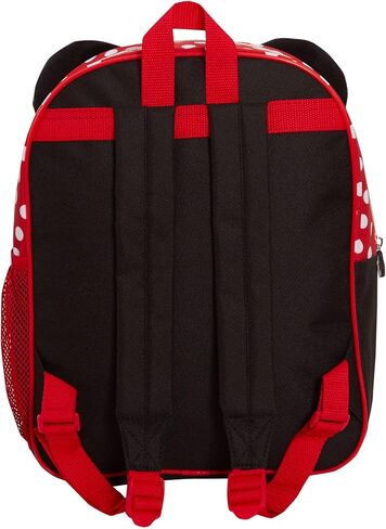 Disney Minnie Mouse Girls Backpack for Kids Luxury School Bag Nursery Rucksack Lunch Book Bag, Black/Red, One Size in Saudi Arabia