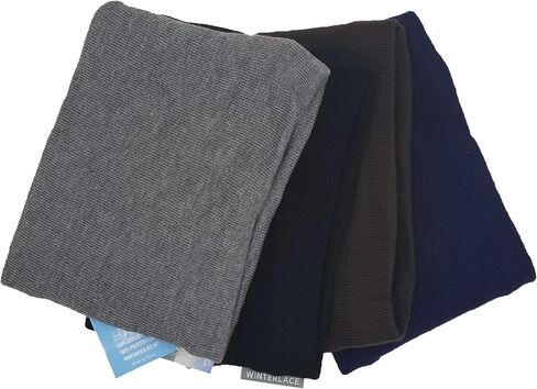 48 Pack Winter Thermal Neck Warmer Gaiter Bulk Fleece Lined Interior Warm Scarf Wrap, Unisex in Saudi Arabia