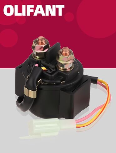 3 Pack Starter Relay Solenoid for GY6 50cc 100cc 125cc 150cc 200cc 250 cc 70cc 90cc/Hawk 250 4 Stroke Dirt Bikes ATV Scooters Pit Bike Go Kart Quad Roketa SSR Taotao Sunl Coolster in Saudi Arabia