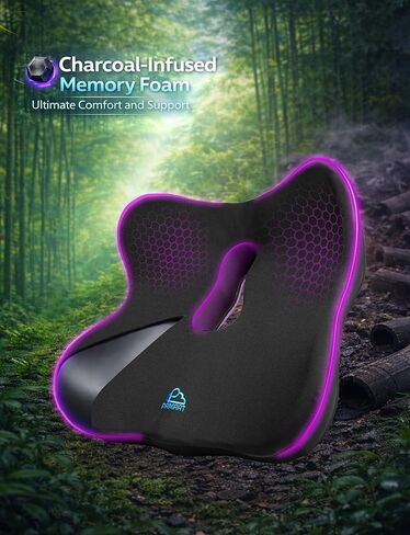 وسادة مقعد من الإسفنج الذكي لتخفيف الضغط، وسادة كرسي مكتب مريحة لتخفيف آلام العصعص وعرق النسا وعظم الذيل، وسادة على شكل كعكة البواسير، وسادة للحمل بعد الولادة، بعد الجراحة in Kuwait