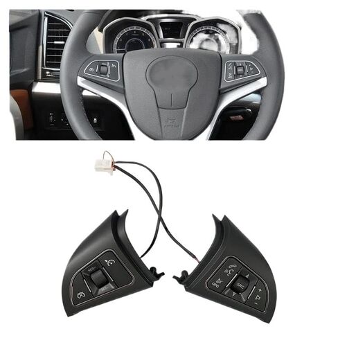 Steering Wheel Mounted Cruise Control Switch Butto Bluetooth Phone Cruise Control Remote Button Steering Wheel Buttons Music Button/Fit for JAC S3 2014-2016 in Saudi Arabia
