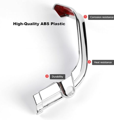 King Tour Pack Tail Lamp Trim, Chrome Split Self-adhesive Rear Tail Light Trim Bar for Harley Touring Ultra Limited Tri Electra Road Glide CVO Ultra 2014-up Accessories in Saudi Arabia