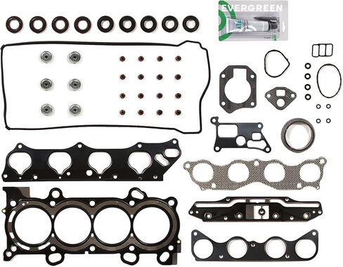 Evergreen SA-5494199585-6 Full Gasket Set Bearings Rings Compatible With/For 03-05 Honda Accord 2.4L DOHC K24A4 in Saudi Arabia