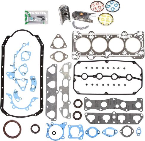 Evergreen SA-3129800561-6 مجموعة حشية كاملة محامل حلقات متوافقة مع/لـ 01-02 كيا ريو 1.5L DOHC A5D in Saudi Arabia