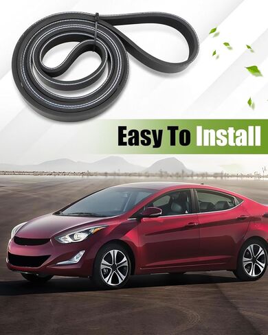 حزام محرك سيربنتين K060700 مناسب لشركة Hyundai Elantra/Kona/Tucson 2015-2021 L4 1.8L 2.0L، رقم الجزء البديل 6PK1780 11288507416 252122E300 8200004342 in Saudi Arabia