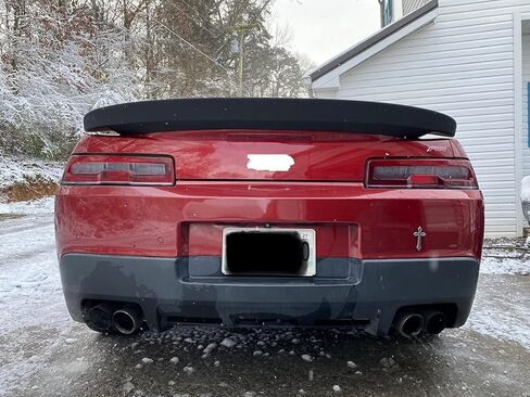 ECOTRIC Rear Trunk Wing Spoiler Lip Compatible with 2014-2015 Chevrolet Camaro Unpainted Spoiler Wing in Saudi Arabia