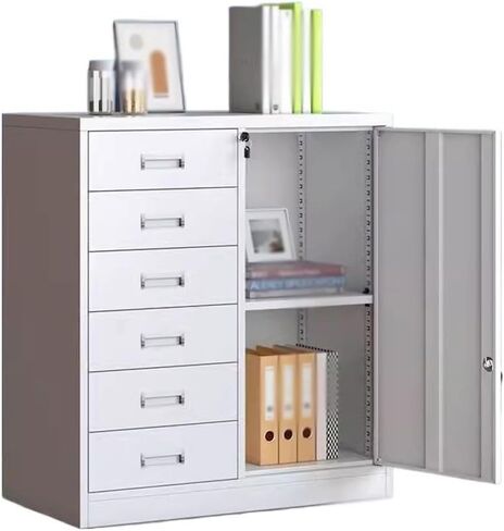 JITUIHOM Iron Cabinets Suitable for Office File Cabinets, Financial Information Small Cabinet, Home Storage Tool Cabinets(C) in Saudi Arabia