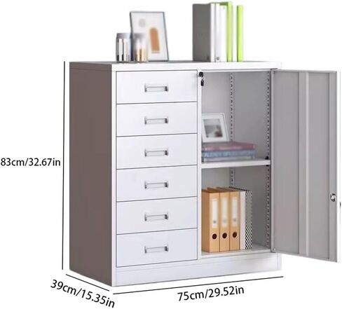 JITUIHOM Iron Cabinets Suitable for Office File Cabinets, Financial Information Small Cabinet, Home Storage Tool Cabinets(C) in Saudi Arabia