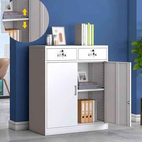 JITUIHOM Iron Cabinets Suitable for Office File Cabinets, Financial Information Small Cabinet, Home Storage Tool Cabinets(C) in Saudi Arabia