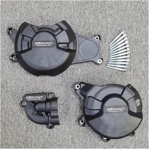 Engine Timing Part Covers for Yamaha YZF-R7 R7 2022-2023 Motorcycle Engine Crankcase Side Cover Protection Device Accessories Engine Guards Starter Cover (Color : Carbon Fiber Texture) in Saudi Arabia