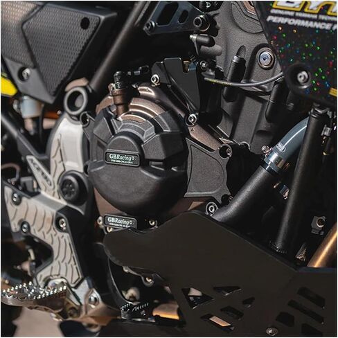 Engine Timing Part Covers for Yamaha YZF-R7 R7 2022-2023 Motorcycle Engine Crankcase Side Cover Protection Device Accessories Engine Guards Starter Cover (Color : Carbon Fiber Texture) in Saudi Arabia