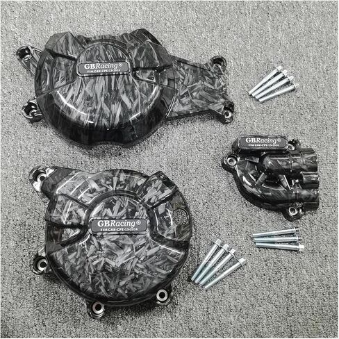Engine Timing Part Covers for Yamaha YZF-R7 R7 2022-2023 Motorcycle Engine Crankcase Side Cover Protection Device Accessories Engine Guards Starter Cover (Color : Carbon Fiber Texture) in Saudi Arabia