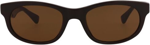 نظارات بوتيغا فينيتا الشمسية المستديرة/البيضاوية، نظارات بنية فاخرة مصنوعة في إيطاليا بإطار من الأسيتات، أزياء مصممة للفخامة اليومية in Kuwait