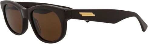 نظارات بوتيغا فينيتا الشمسية المستديرة/البيضاوية، نظارات بنية فاخرة مصنوعة في إيطاليا بإطار من الأسيتات، أزياء مصممة للفخامة اليومية in Kuwait