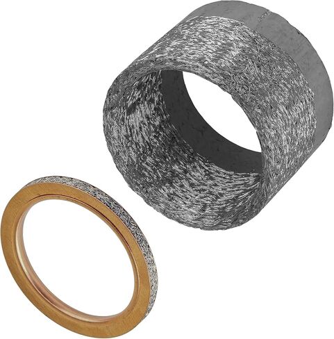 Caltric Muffler Gasket Compatible with Yamaha YFZ450R / YFZ450RSE 2009 2010 2011 2012 2013 in Saudi Arabia