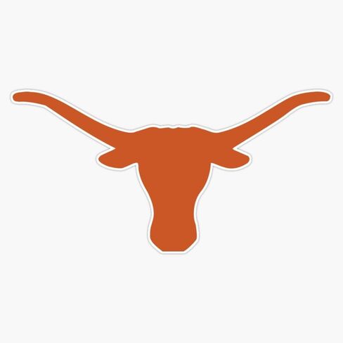 Magnet Long Horns Magnet Vinyl Decal Sticker 5" in Saudi Arabia