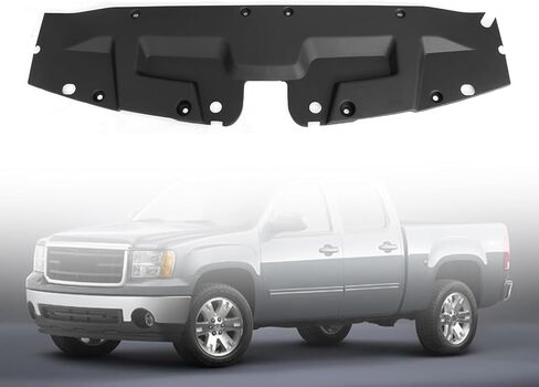Upper Radiator Support Cover Compatible with 2007 2008 2009 2010 2011 2012 2013 GM-C Sierra 1500 2500 HD 3500 HD Replacement for 22737377, GM1224126 Plastic in Saudi Arabia