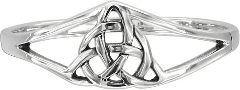 Moonlight Mysteries Celtic Triquetra Ring for Women | .925 Sterling Silver Trinity Knot Ring | Size 4-15 in Saudi Arabia