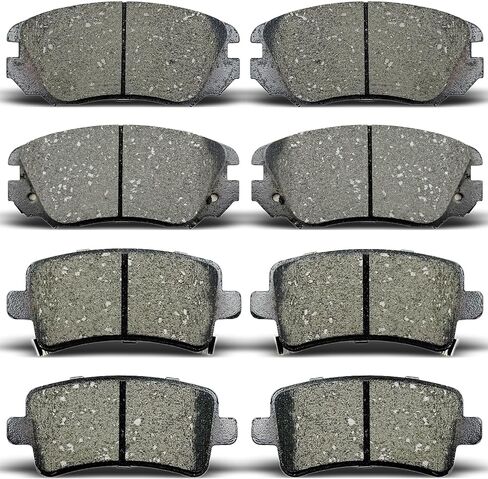 Ceramic Front Rear Brake Pads set fit for Buick Allure 2010,for Buick Lacrosse 2011-2016,for Buick Regal 2011-2017,for Malibu 2013-2016,for Impala 2014-2020,for SAAB 9-5 2011 in Kuwait
