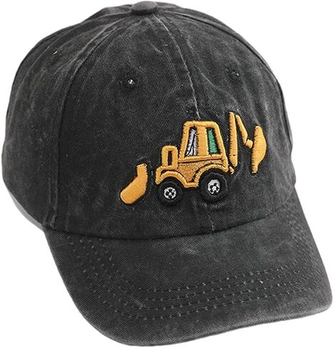 Cute Embroidery Kids Boys Girls Baseball Cap Adjustable Cotton Washed Vintage Cowboy Hat in Saudi Arabia